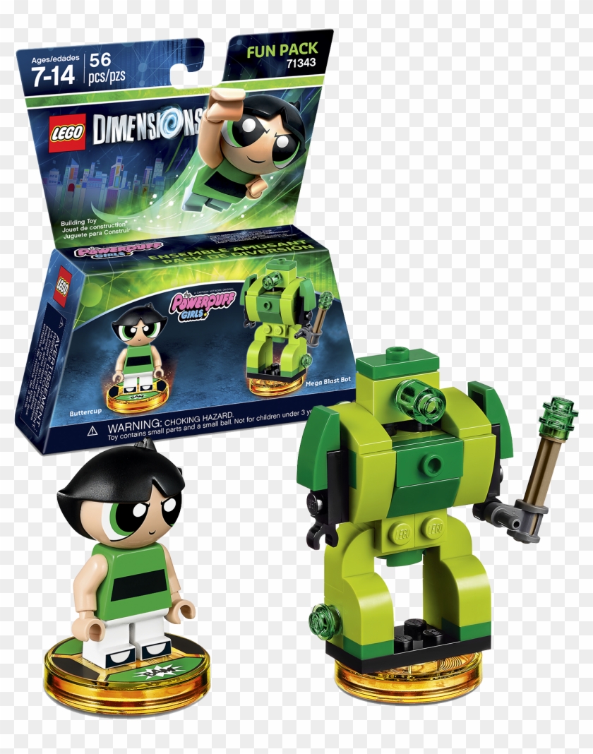 Powerpuff Girl Fun Pack - Lego Dimensions Powerpuff Girls Clipart