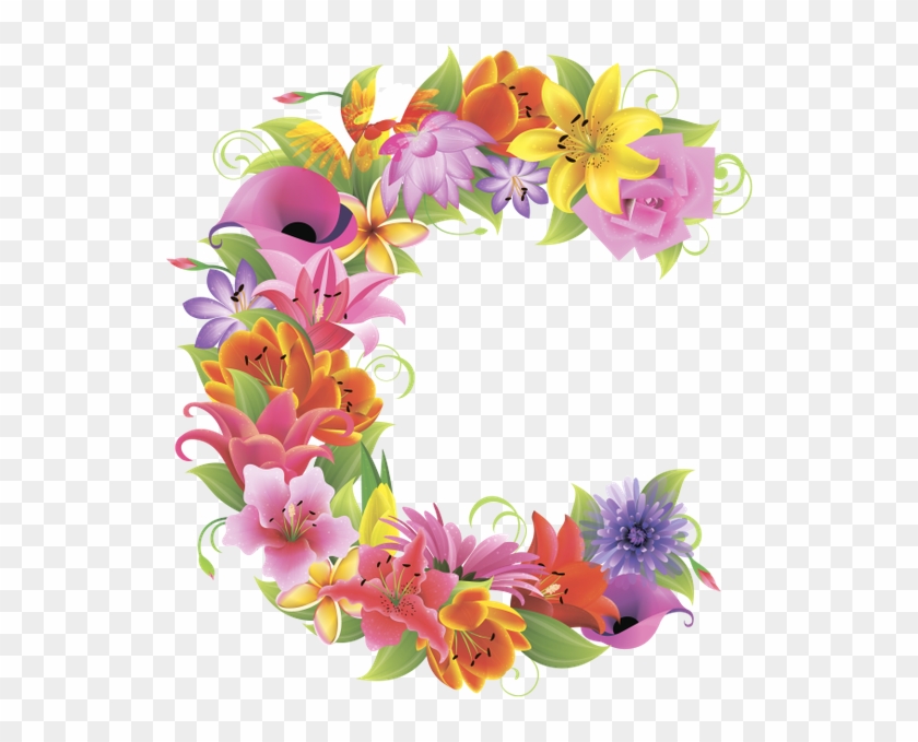 Alphabet Png Transparent Techflourish Collections C - Floral Letter C Png Clipart #76108