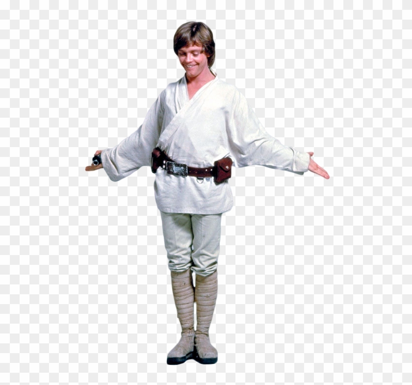 Luke Skywalker Making A Funny Face Clipart