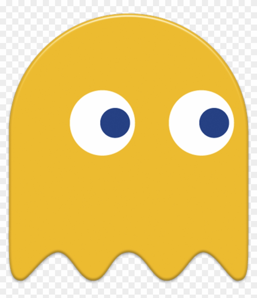 Fantome Pacman Png - Fantasmas De Pacman Clyde Clipart #76441