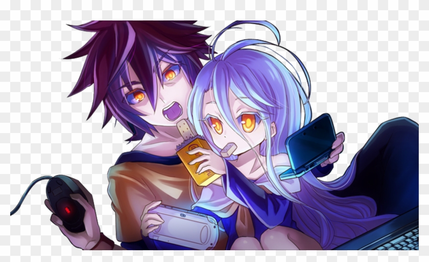 Sora And Shiro - No Game No Life Shiro Hd Clipart #76493