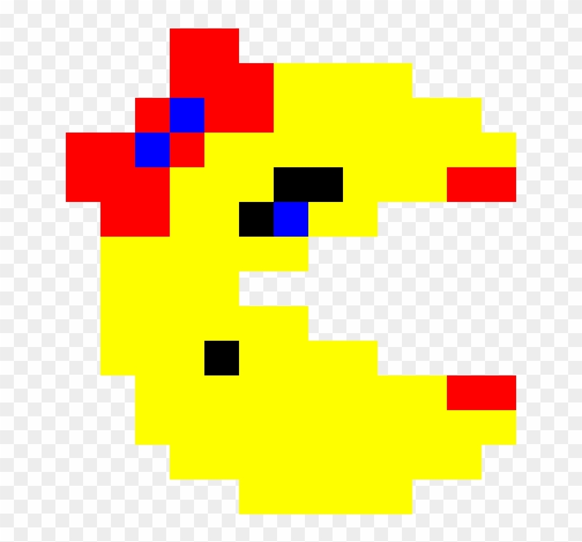 Pac Man - Mrs Pacman Png Clipart #76827