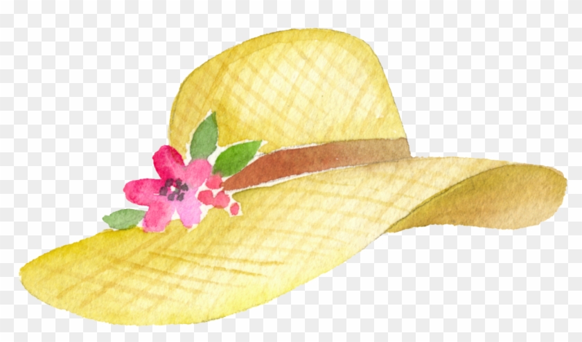 Preciosa Flor Straw Hat Png Transparente - Straw Hat Clipart #76911