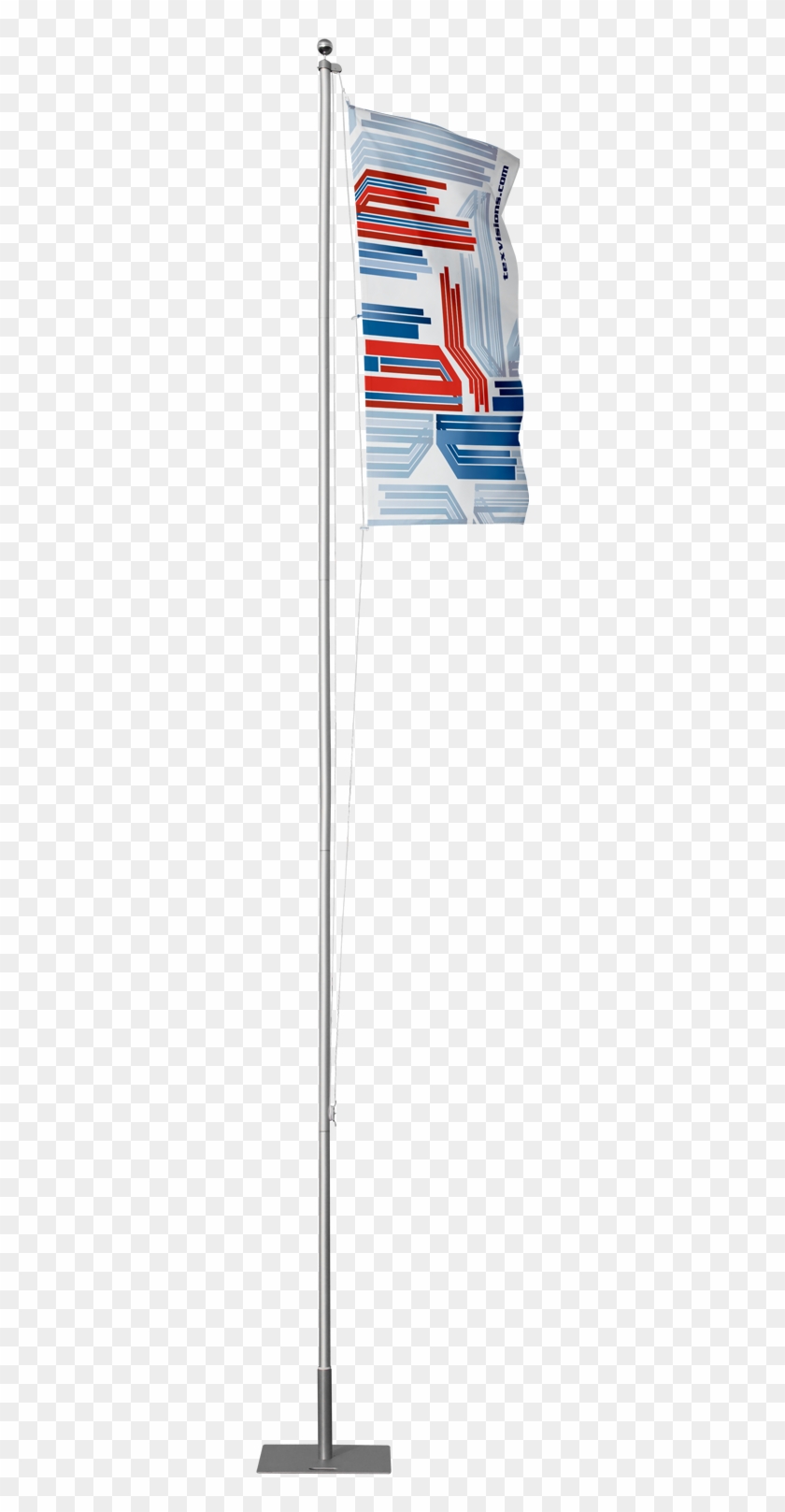 This Particular Flagpole Basic Model Is Mounted Onto - Banner Clipart