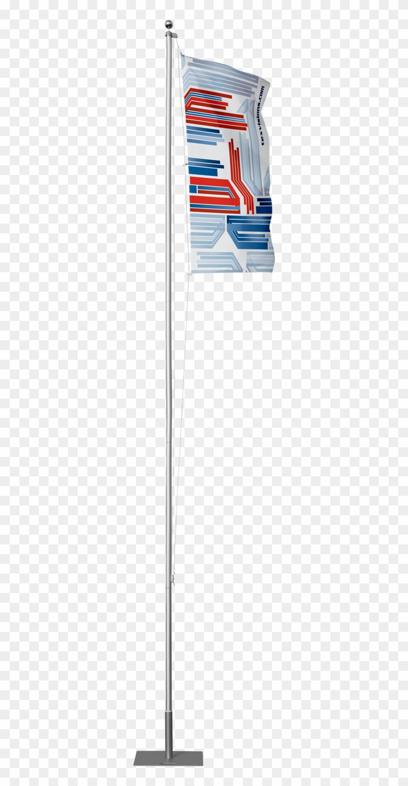 This Particular Flagpole Basic Model Is Mounted Onto - Banner Clipart #76963