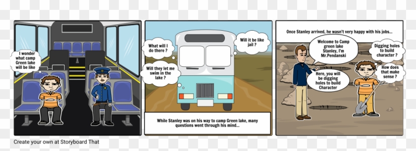 Camp Green Lake Finished Comic - Cartoon Clipart #77113