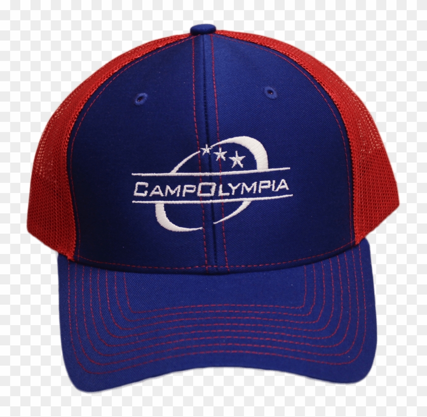 Red & Blue Logo Trucker Hat - Baseball Cap Clipart #77190