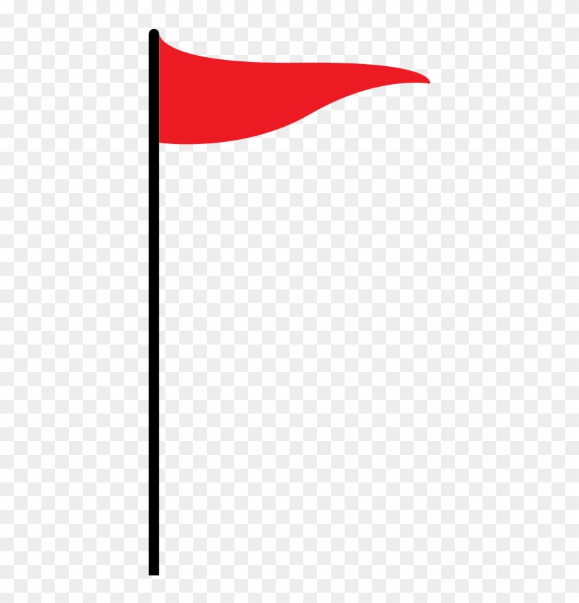 Red Flag Clip Art - Flag Vector Png Transparent Png #77314