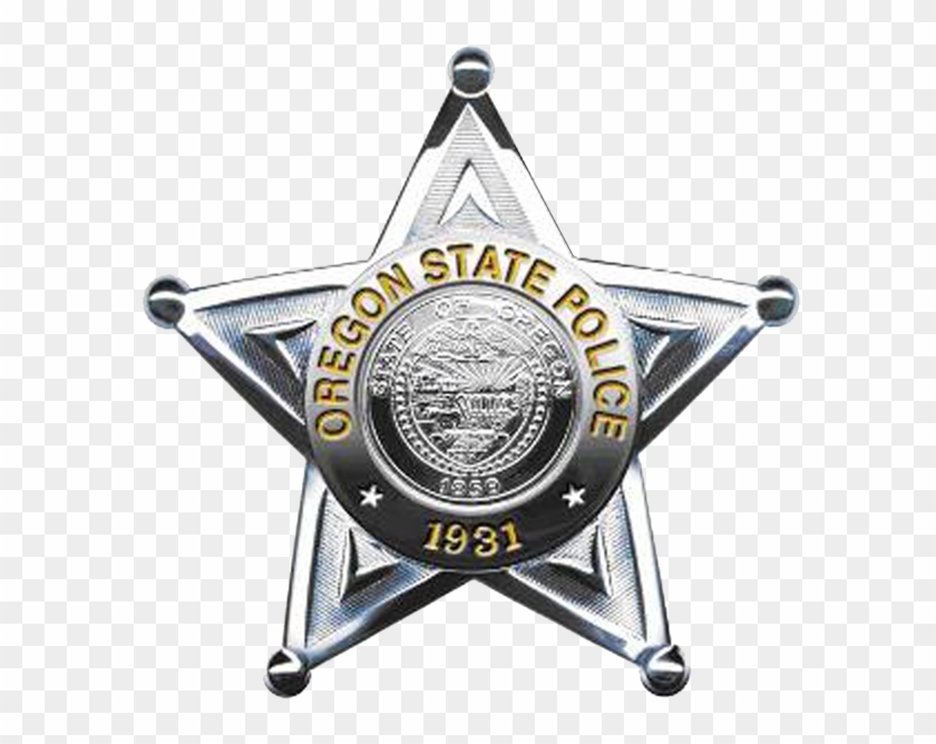 State Police Badge - Oregon State Trooper Badge Clipart #77412