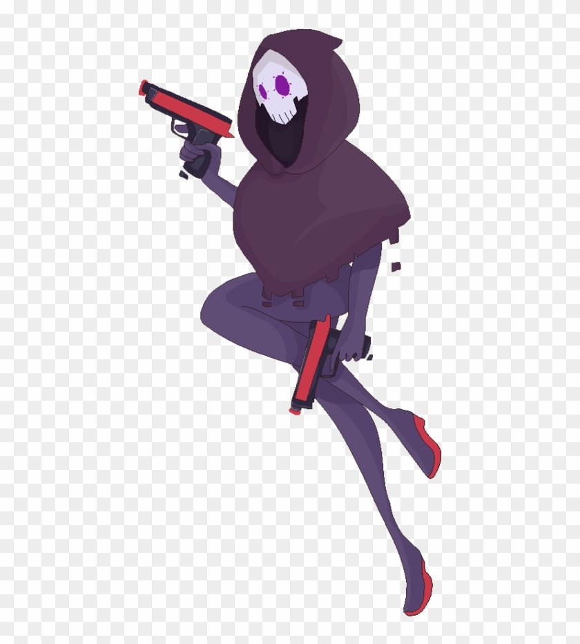 Sombra Transparent Pixel - Reaper From Overwatch As A Female Clipart