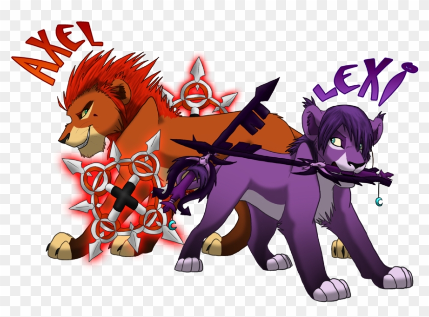 Lion Sora From Kingdom Hearts 2 Images Axel And Lexi - Kingdom Hearts Art 358 2 Days Clipart #77650