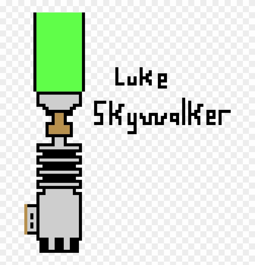 Luke Skywalker's Lightsaber Clipart #77733
