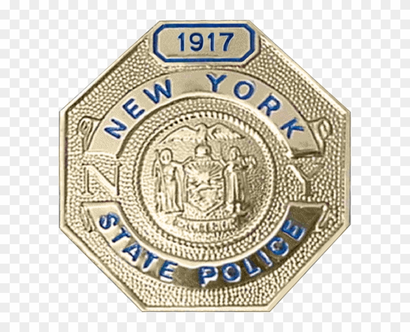 Badge Of The New York State Police - Ny State Trooper Shield Clipart #77782
