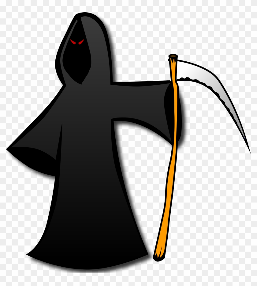 The Death - Simple Drawing Of Death Clipart #77807