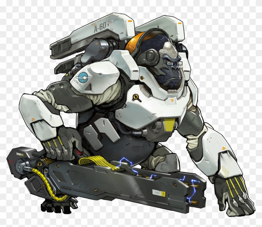 Winston Png - Overwatch Winston Concept Art Clipart