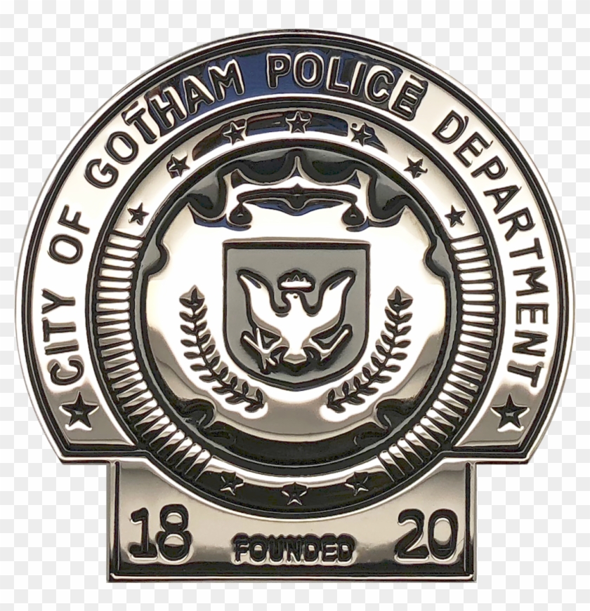 Gotham City Police Officer Shield Badge - Gotham City Police Badge Clipart #77881