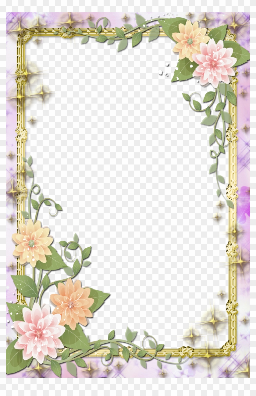 Flowers Borders And Frames Clipart