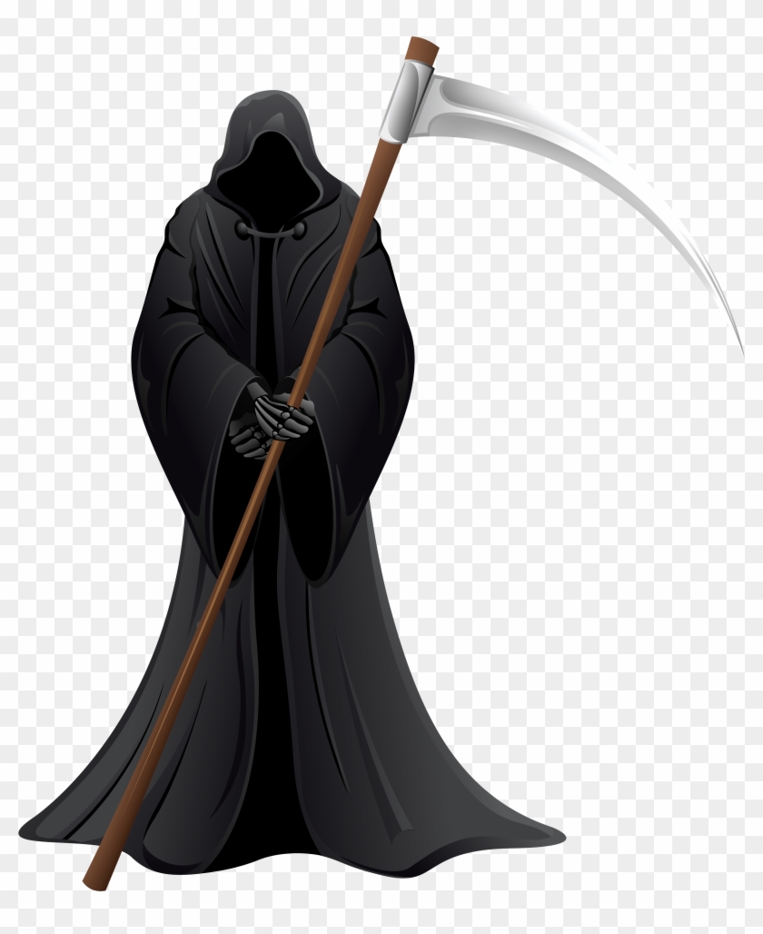 Reaper Clipart Death Symbol - Grim Reaper Death Clipart - Png Download