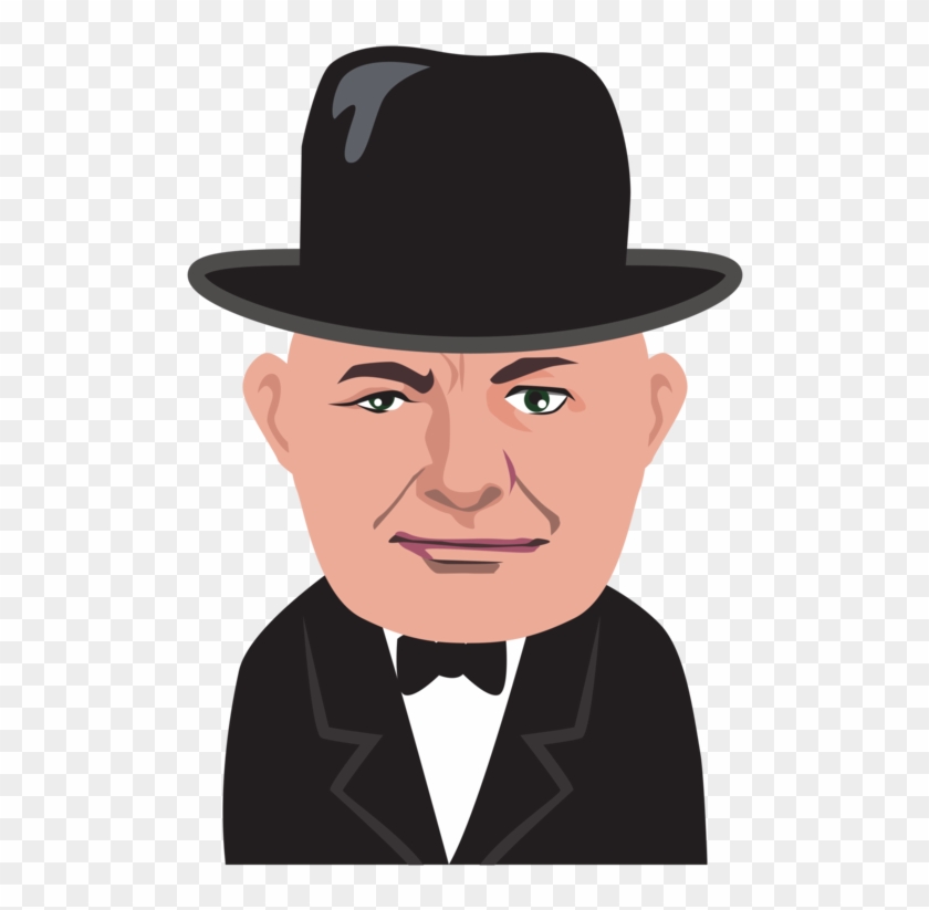 Winston Churchill England Cartoon Public Domain Copyright-free - Winston Churchill Clipart - Png Download