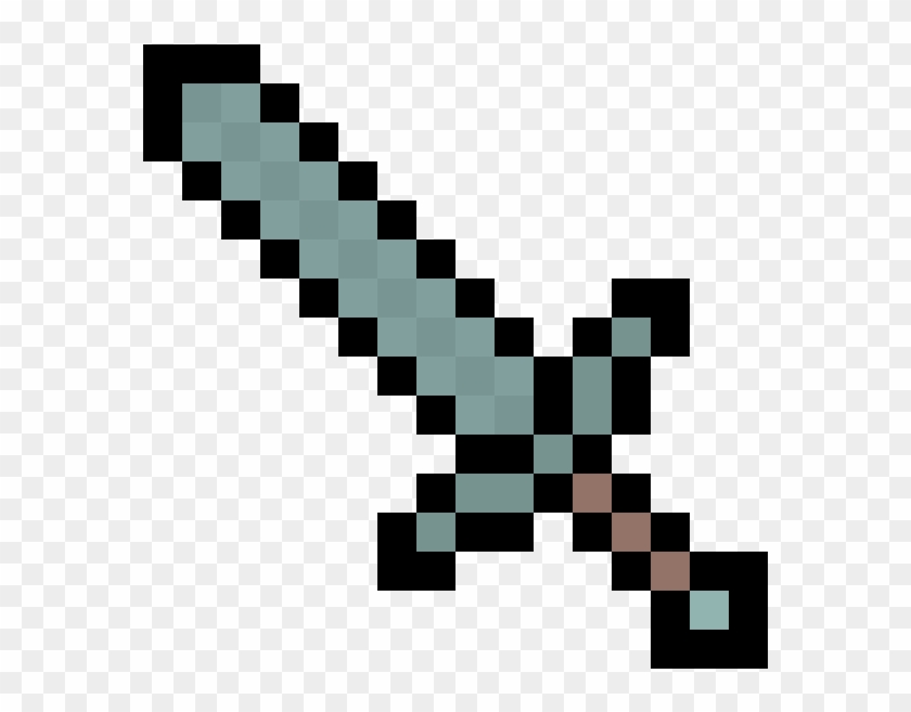 Diamond Sword - Minecraft Diamond Sword Clipart