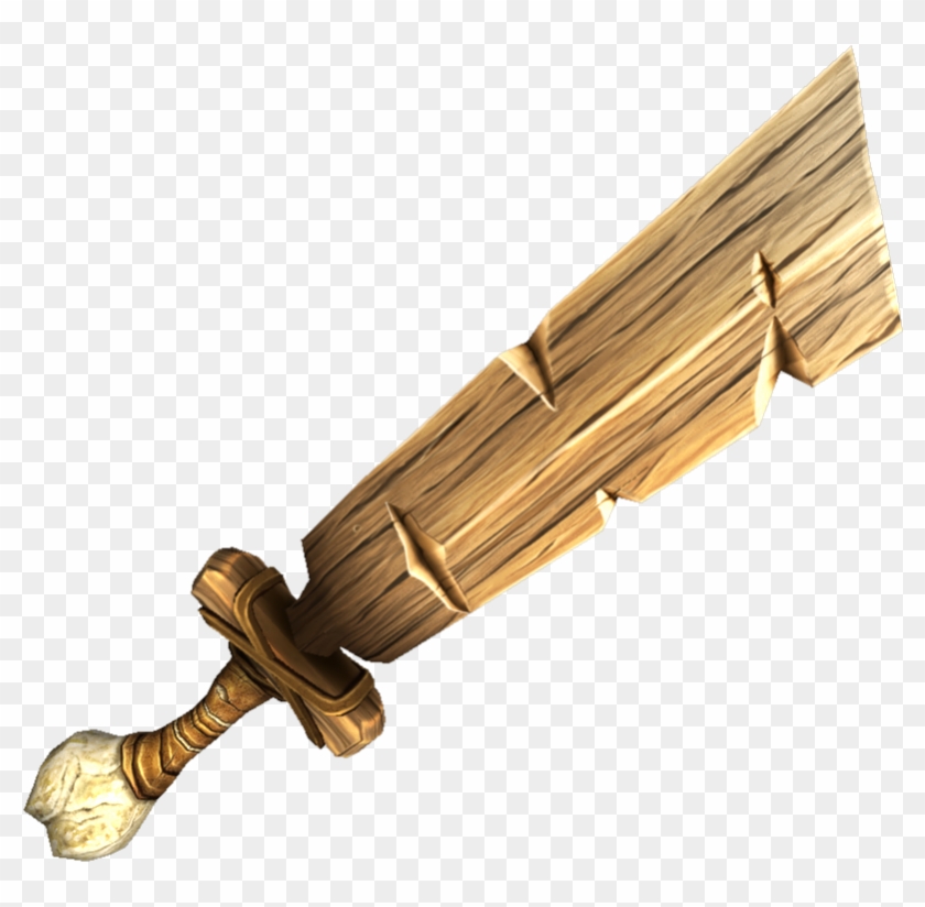 Wood Sword - Creativerse Wood Sword Clipart