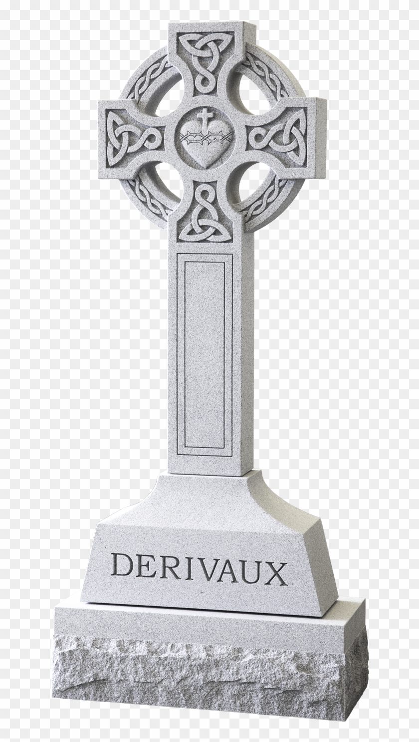 Celtic Cross Monument Designs , Png Download - Cross Tombstone Clipart