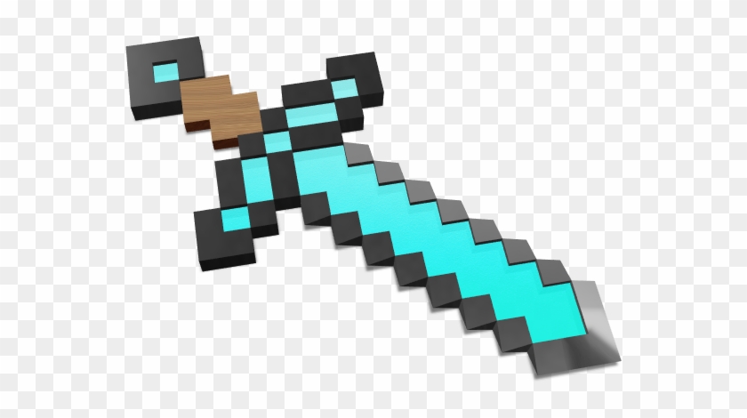 Diamond Sword - Minecraft Sword Toys R Us Clipart