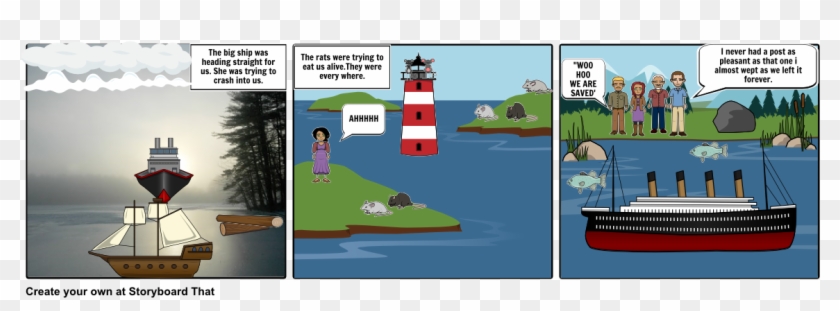 Lighthouse - Cartoon Clipart