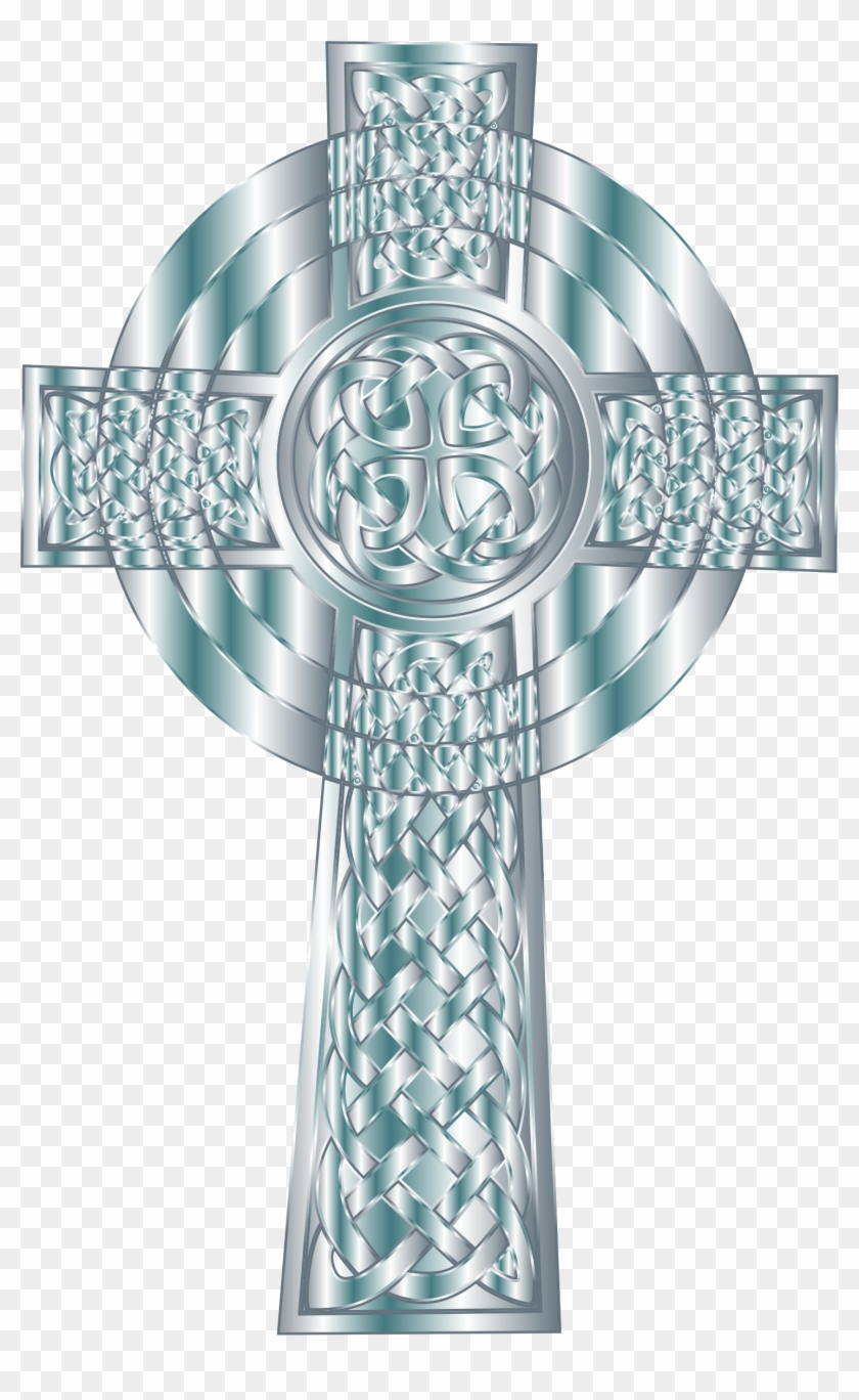 This Free Icons Png Design Of Silver Celtic Cross 4 Clipart