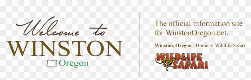 Welcome To The City Of Winston Oregon - Wildlife Safari Clipart #78540