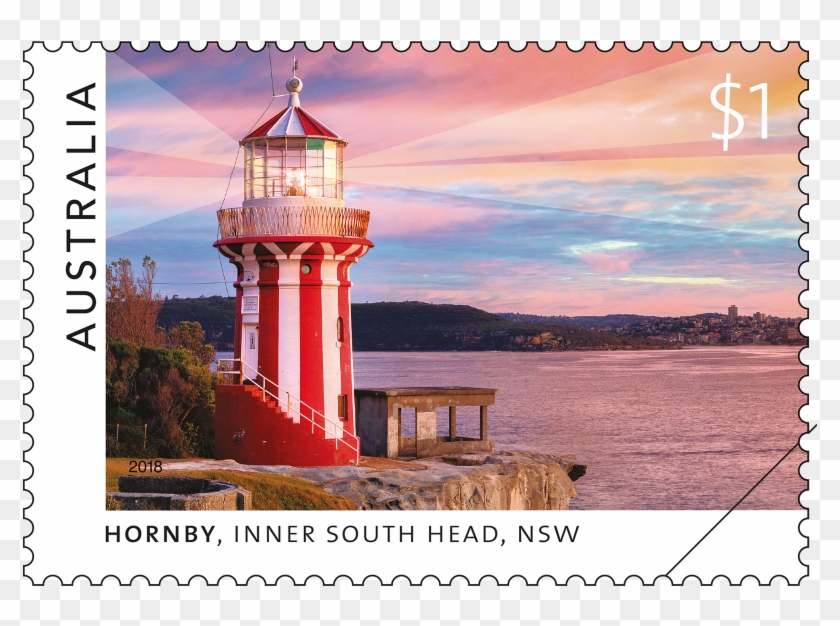 Hornby Lighthouse, Inner South Head - Sydney Australia Stamp Png Clipart