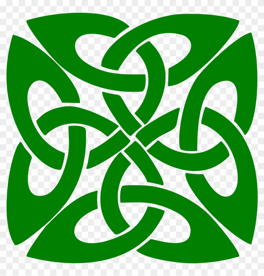 Celtic Clipart Celtic Cross - Green Celtic Knot Png Transparent Png #78586