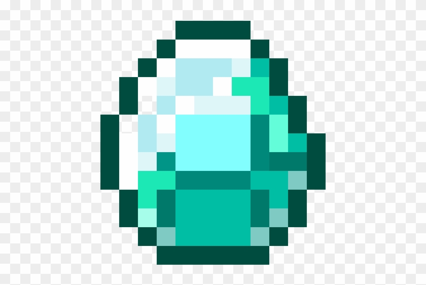 Pixilart By Colorful - Minecraft Diamond Clipart