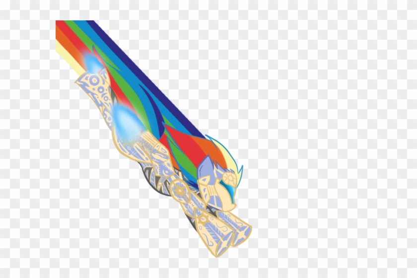 Firenic, Crossover, Diamond Sword, Gotta Go Fast, Powered - Flag Clipart