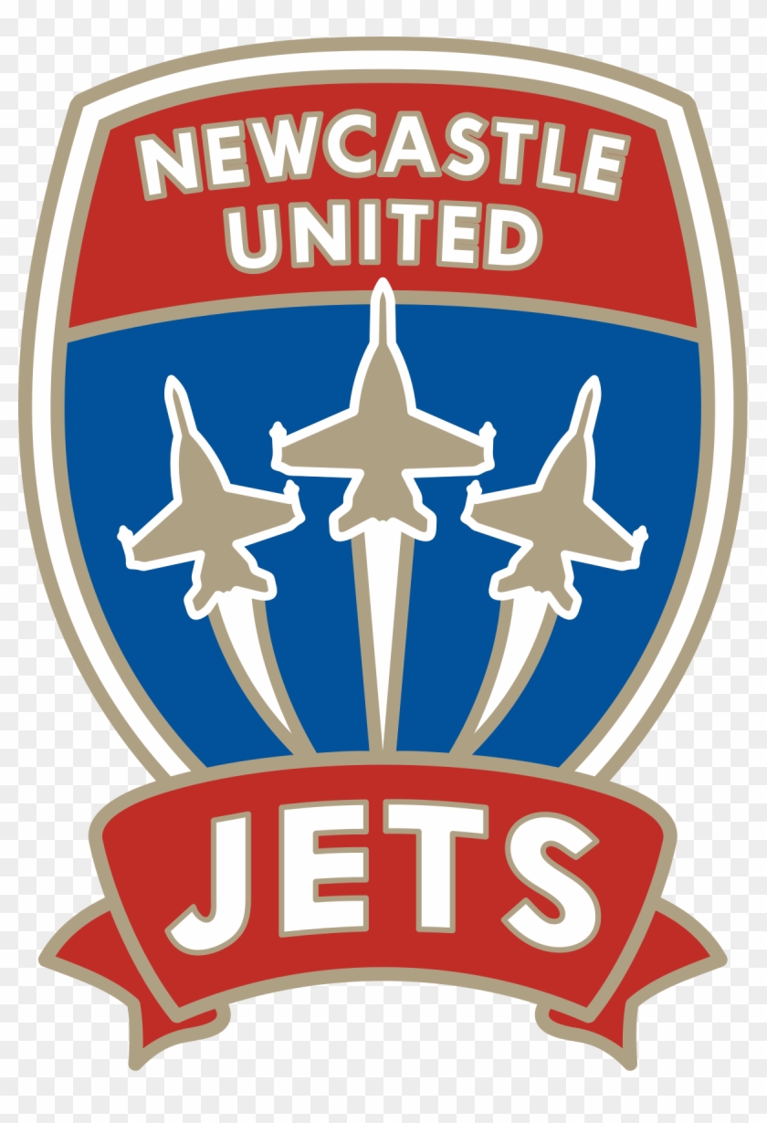 Newcastle Jets Fc Wikipedia - Newcastle Jets Logo Png Clipart #78894