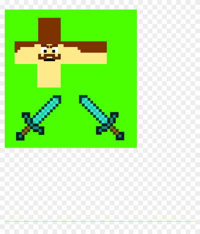 Minecraft Papercraft Diamond Sword Template 68133 - Minecraft Diamond Sword Clipart