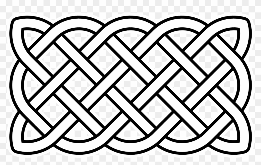 Celtic Knot Basic Rectangular - Celtic Symbols Clipart