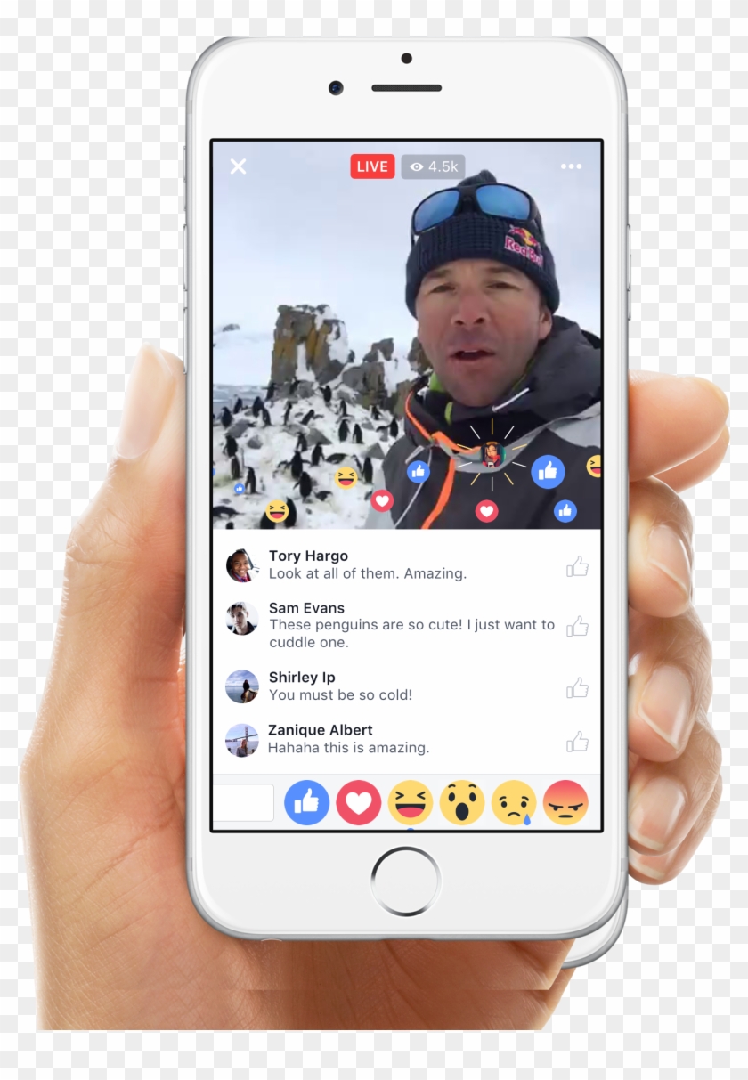 Facebook Live Post Example Clipart
