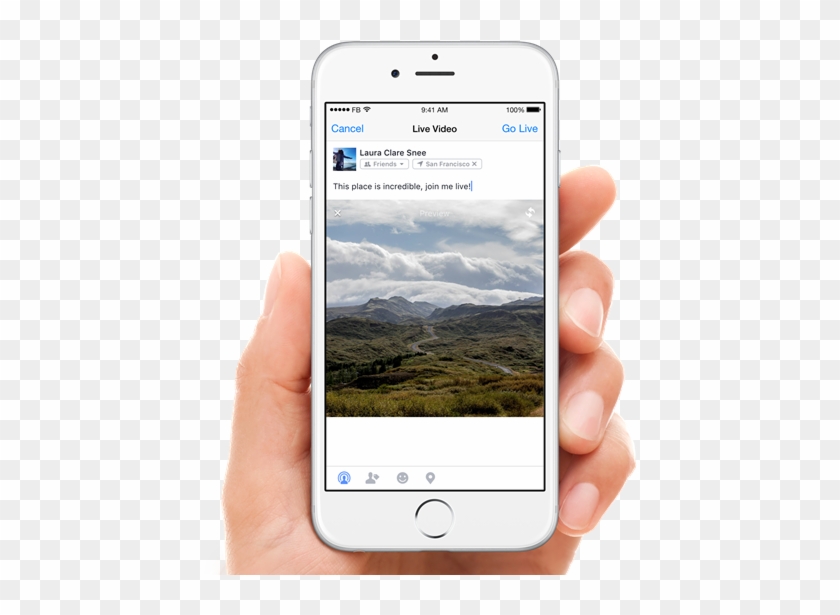 Facebook Live On Ios Coming Live On Facebook Clipart Pikpng