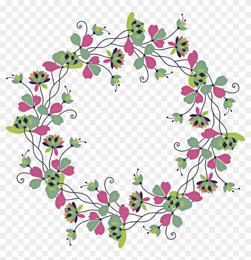 Shabby Chic Floral Wreath By Kisika Graphicriver Clipart #79219