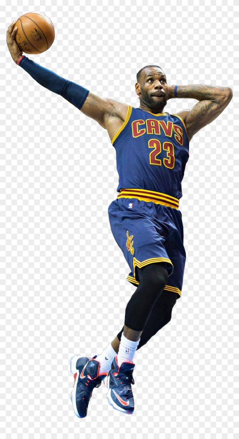 Free Icons Png - Lebron James Dunk Cut Out Clipart