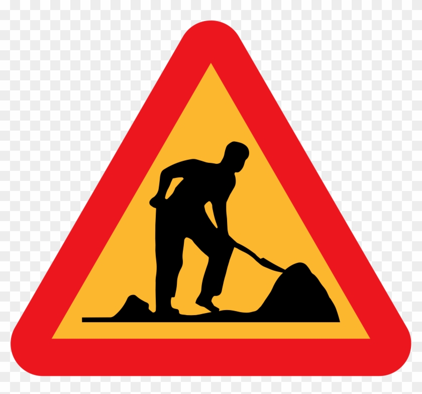 File - Underconstruction - Svg - Road Under Construction Png Clipart