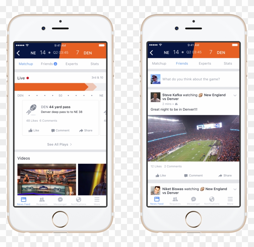 Facebook Sports Stadium's Tabs For Live Matchup And - Facebook Sports Stadium Clipart