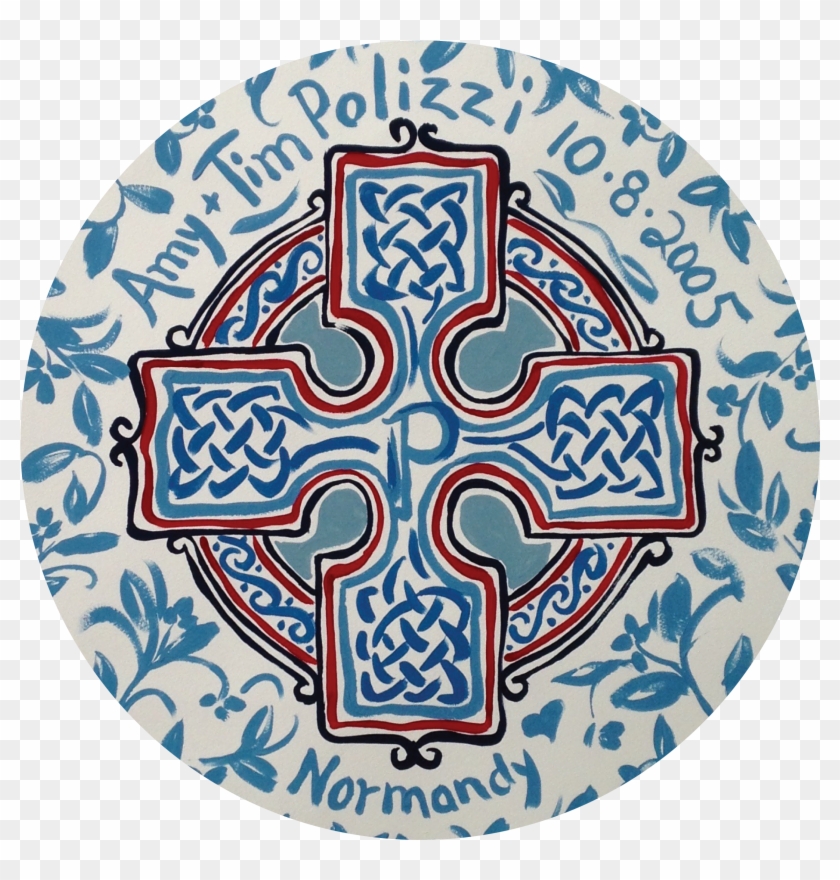 Celtic Cross Custom Design - Circle Clipart #79526