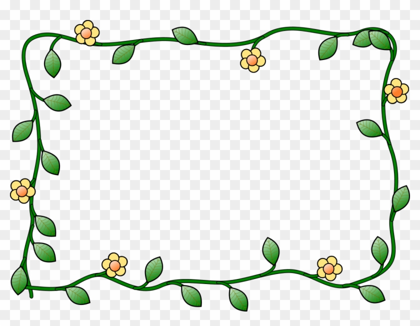 Flower Border Clipart - Png Download #79704