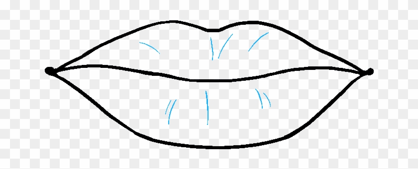 How To Draw Really Easy Tutorial Step - Drawing Picture Of Lip Clipart #79729