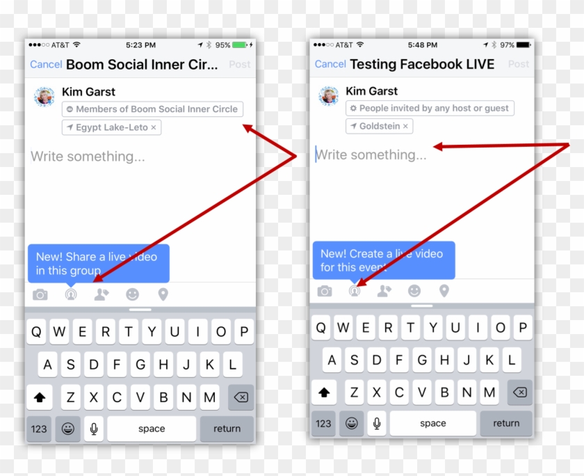 Facebook Live For Groups Or Events - Gif On Instagram Clipart