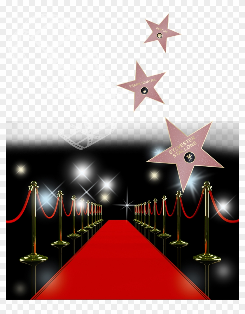 Hollywoodawards Nights You Would Like To Spend - Red Carpet Flashing Lights Clipart #79816