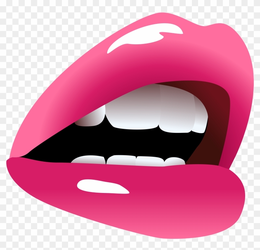 Mouth Pink Png Clipart Image - Png Lips Transparent Png