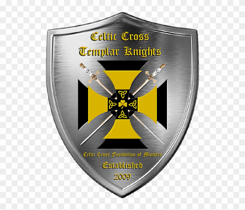 Celtic Cross Templar Knights Shield - Emblem Clipart #79963
